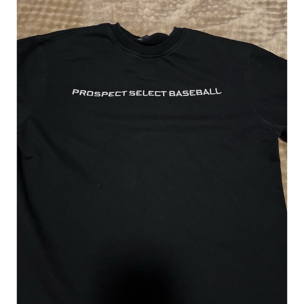 Prospect Select Baseball Shirt Size Large Black 95% Cotton